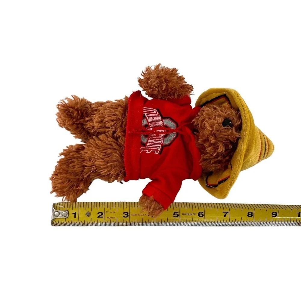 Ohio State Plush Teddy Bear Hat Hoodie BCS National Championship Tostitos 2007‎